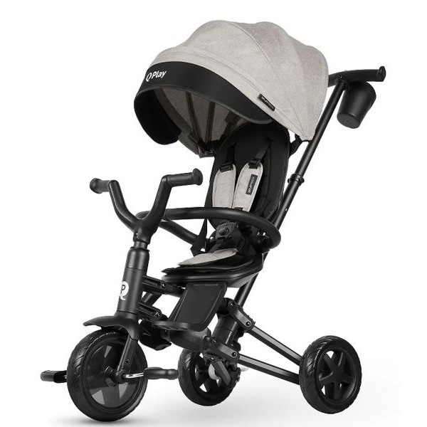 QPlay Tricikl Nova Niello S700-12, Sivi