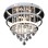 RABALUX Pallas 2237 LED 32 W + E14 3 x 40 W Luster