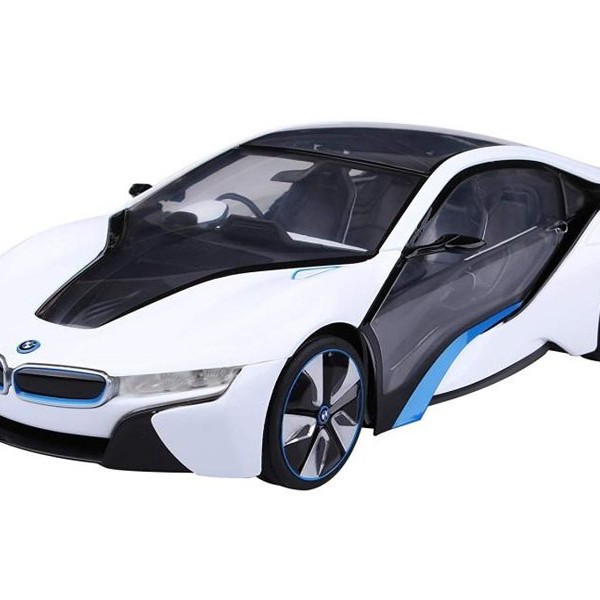 RASTAR RC automobil BMW i8 1:14-sa svetlom (beli, sivi)