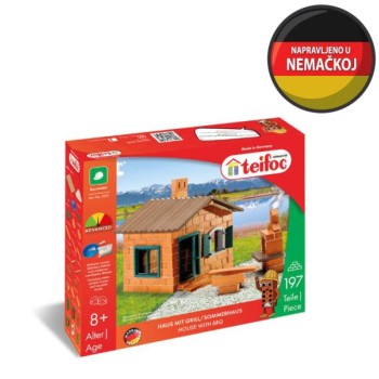 RASTIMO ZAJEDNO Kreativni set Graditelj Kuća sa roštiljem Teifoc