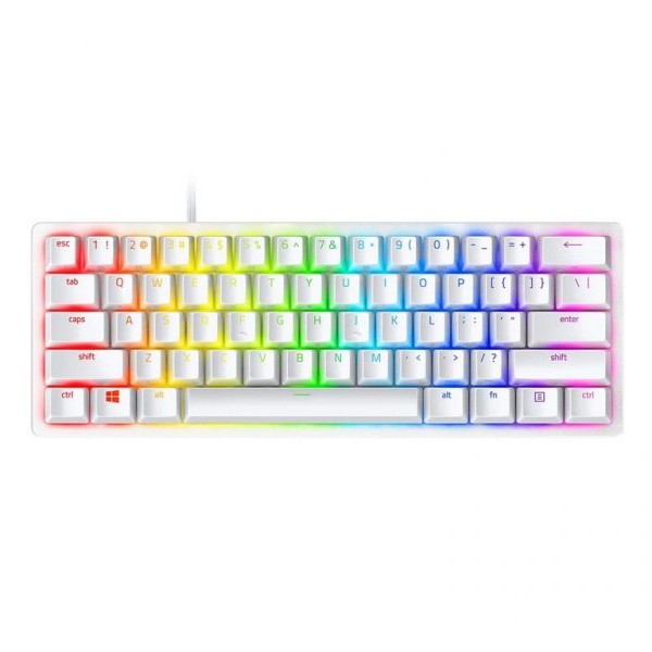 RAZER Huntsman Mini Gaming keyboard RGB LED light US Mercury White (040035)