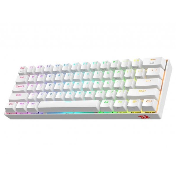 REDRAGON Draconic K530 PRO Bluetooth i zična mehanička gaming tastatura bela