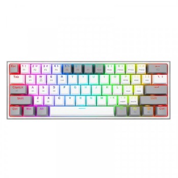 REDRAGON Fizz Pro K616 RGB Bežična/žična mehanička gejming tastatura, Belo-siva (K616-RGB-WG)