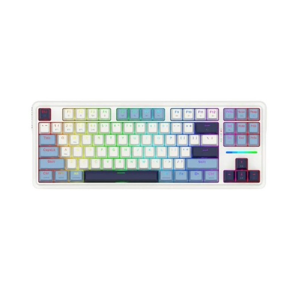 REDRAGON Tastatura Antonium Pro K728 80% Wireless Belo/Plava