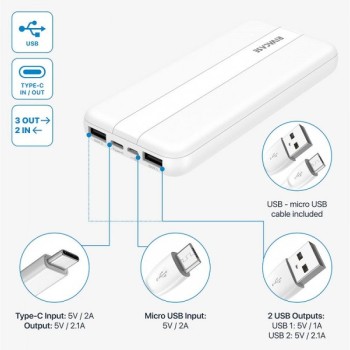 RIVACASE Power Bank VA 2041 10000mAh / beli