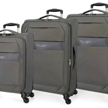 ROLL ROAD Putni koferi 55cm 66cm 76cm komplet Royce grey 50194