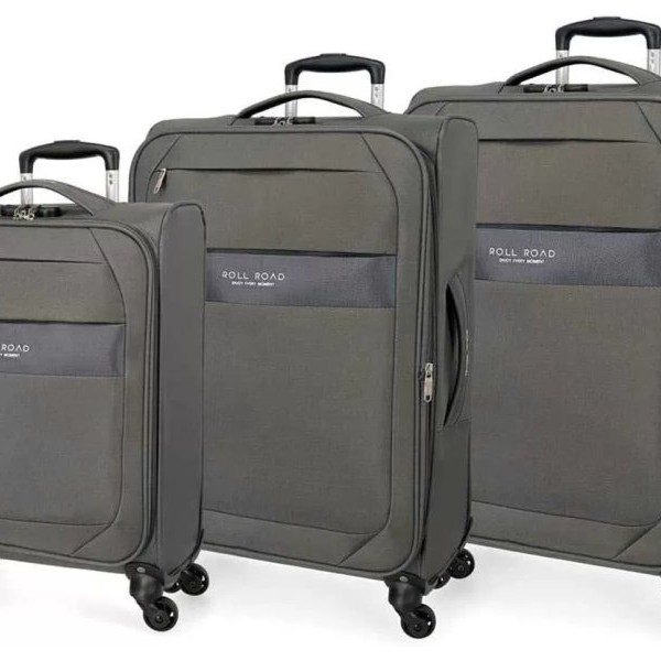 ROLL ROAD Putni koferi 55cm 66cm 76cm komplet Royce grey 50194