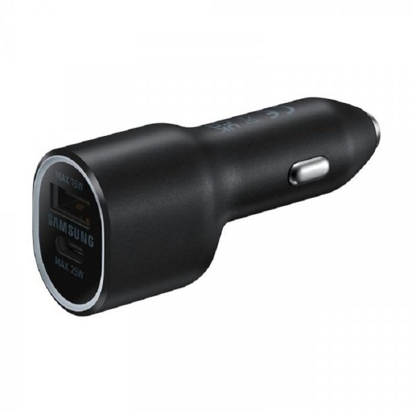 SAMSUNG Auto Punjač Duo, 40W, USB-A + USB-C EP-L4020-NBE