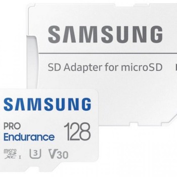 SAMSUNG PRO Endurance MicroSDXC 128GB U3 + SD Adapter MB-MJ128KA
