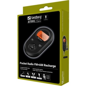 Sandberg FM prijemnik Sandberg Pocket 421-02 punjivi