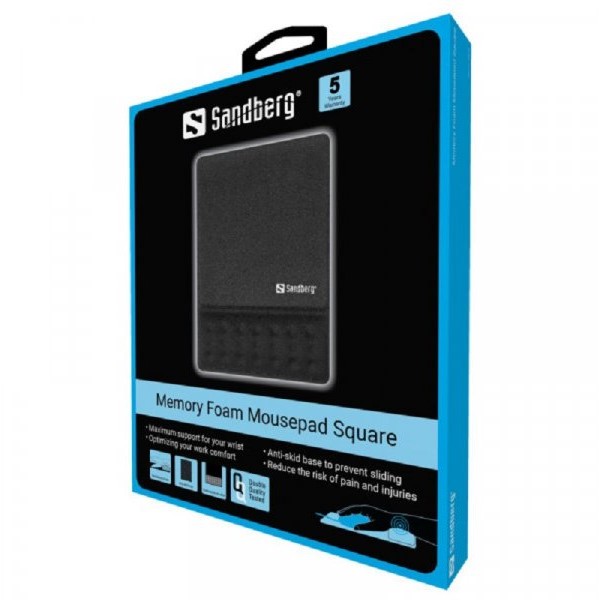 Sandberg Podloga za miš Memory Foam Square 520-38