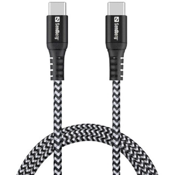 Sandberg Survivor, USB-C na USB-C kabl, 1m (441-38)