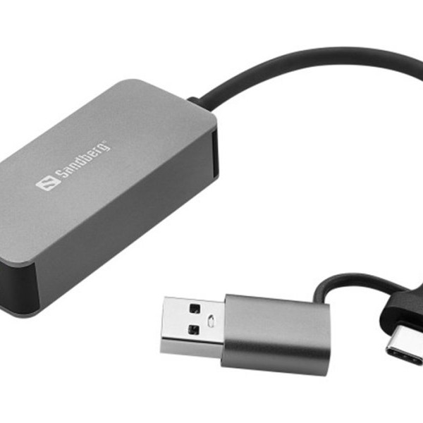 Sandberg USB adapter Sandberg 136-68 USB-C/A na RJ-45 Gigabit