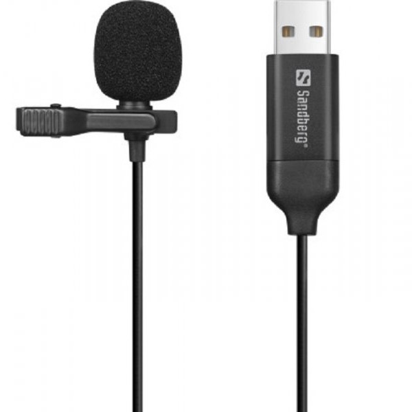 Sandberg USB streamer mikrofon Clip 126-40