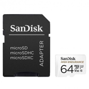 SANDISK SDHC 64GB micro 100MB/s40MB/s Class10 U3/V30+SD Adap.