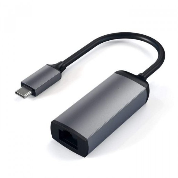 SATECHI Aluminium Type-C to Ethernet Adapter - Space Grey (ST-TCENM)