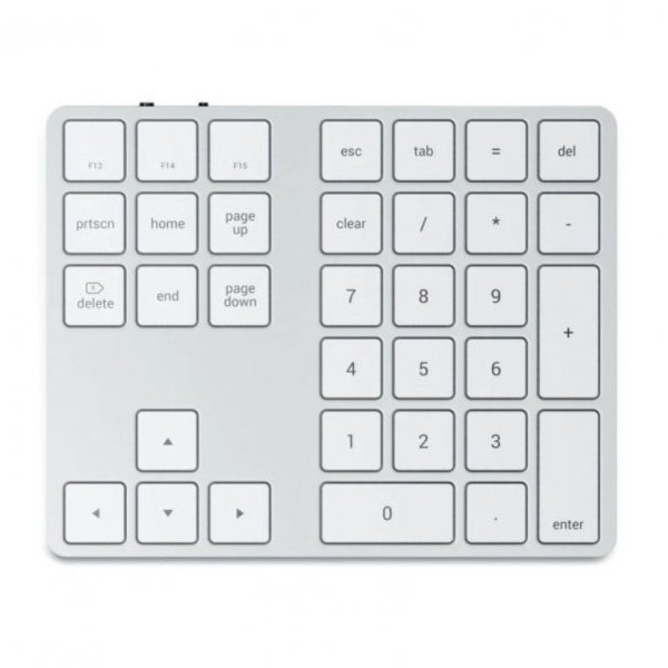SATECHI Aluminum Bluetooth Extended Keypad - Silver ( ST-XLABKS )
