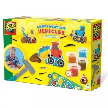 SES CREATIVE Plast set gradjevinska vozila