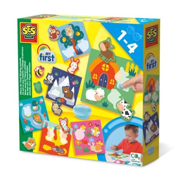 SES CREATIVE Ses Creative Edukativni set - gde žive životinje