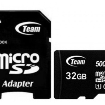TEAM GROUP MICRO SDHC 32GB UHS-I +SD Adapter TUSDH32GCL10U03