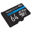 TEAM GROUP TeamGroup MICRO SDXC 64GB ELITE, UHS-I U3 V30 A1, 100/50MB/s +SD Adapter TEAUSDX64GIV30A103