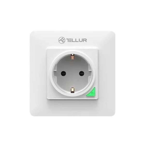 Tellur SMART WIFI ZIDNA UTIČNICA TELLUR AC 16A 2400W BELA