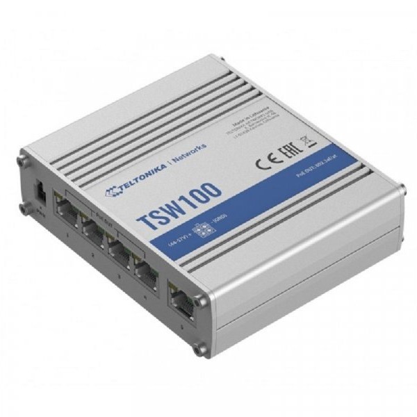 TELTONIKA 4x10/100/1000TX(POE+, 60W)) + 1x10/100/1000TX TSW10000000