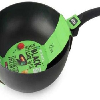 TEXELL Tiganj Wok Black Line TPBL-W28