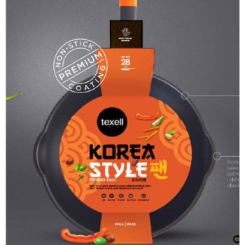 TEXELL Tiganj wok Korea Style 26cm TPKS-W26