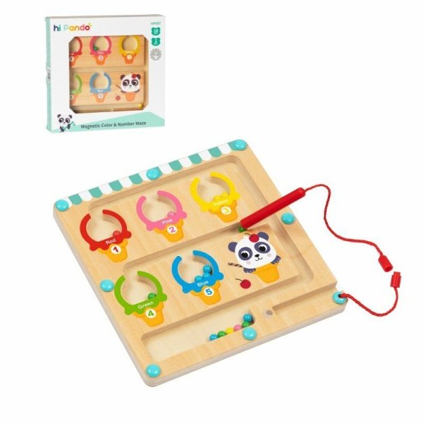 TOOKY TOY Drvena magnetna igra Boje i brojevi HP097 107/52978