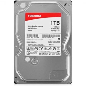 TOSHIBA 1TB 3.5'' SATA III 64MB 7.200rpm HDWD110UZSVA P300 series bulk