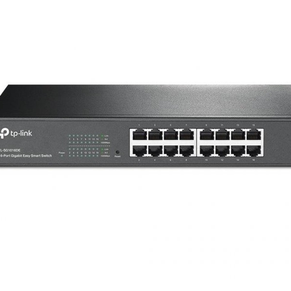 TP LINK Switch Gigabit 16x RJ45 10/100/1000Mbs Rackmount metalno kuciste (TL-SG1016DE)