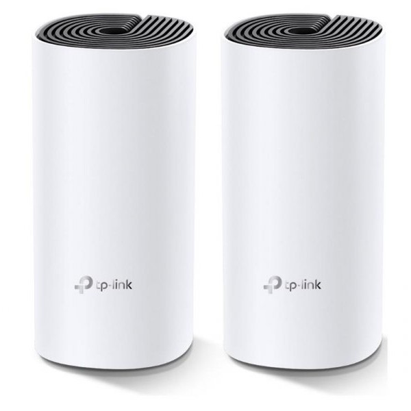 TP LINK Wi-Fi Whole-Home Mesh AC1200 Dual-Band 300/867Mbps(2.4/5GHz), 2x GLAN, 2x antene - DECO M4 (2-PACK)