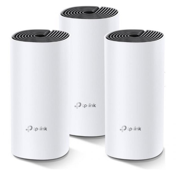 TP LINK Wi-Fi Whole-Home Mesh AC1200 Dual-Band 300/867Mbps (3-pack) - DECO M4