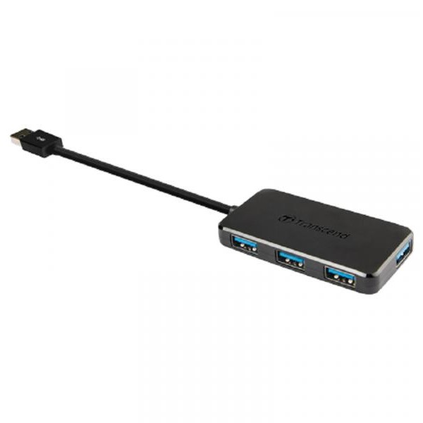 TRANSCEND USB 3.0 Hub, 4-Port, Up to 5Gb/s TS-HUB2K