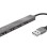 TRUST HALYX USB2.0/4xUSB/Aluminjum/siva