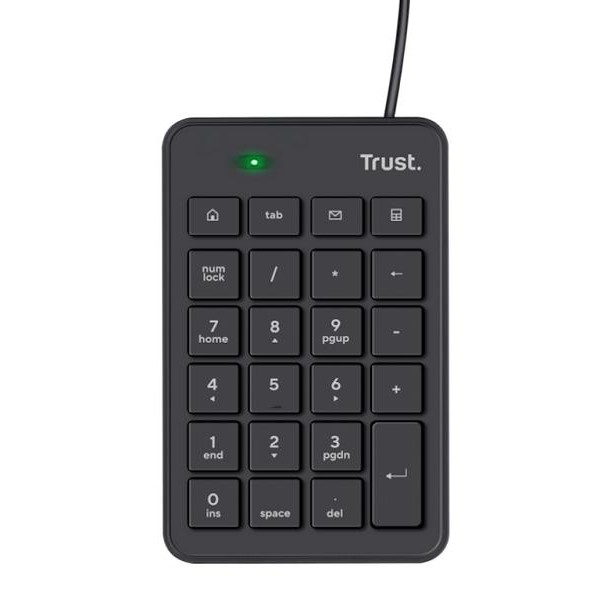 TRUST Tastatuta XALAS USB numerička/crna