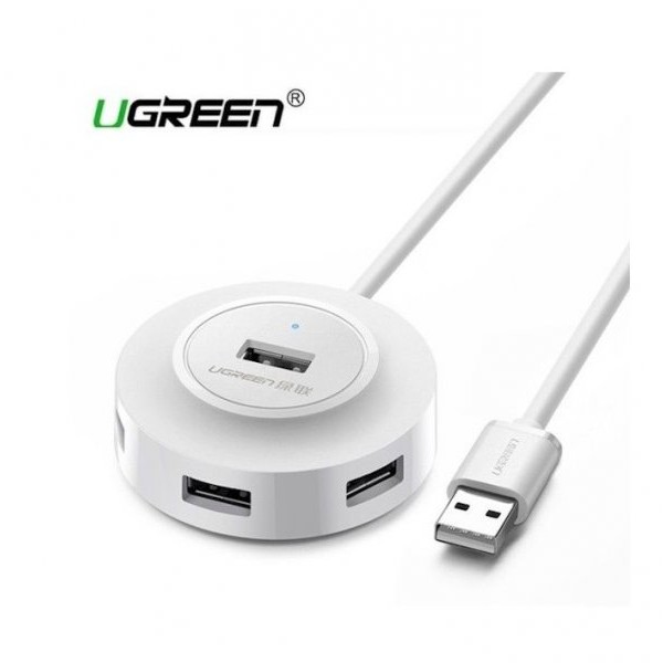 UGREEN USB 2.0 Hub 1/4 1m beli CR106