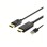 VELTEH HDMI M. na Displayport M. Kabl 1.8m H2DP-K180