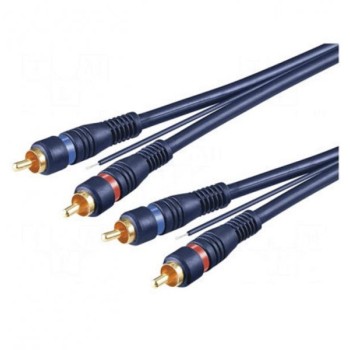 VELTEH Kabl za pojačalo C-2RCA2RCA-R-BL050