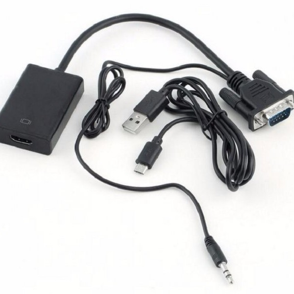 VELTEH VGA na HDMI Konvertor + audio 3.5mm V2H