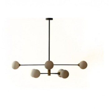 VESTA 393 LUSTER 8*G9 MESING+CRNA