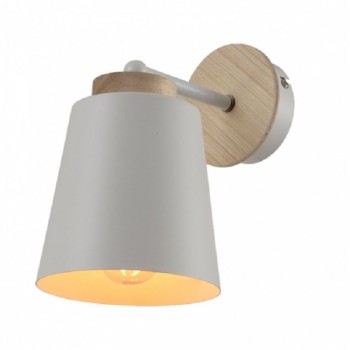 VESTA 425 ZIDNA 1*E27 BELA/DRVO