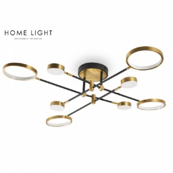 VESTA 489 LUSTER 76W 3000K CRNA/MESING