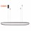 VESTA 519 visilica 60W 3000K crna (1200x350 mm)