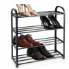 Vilde Metalni stalak za obucu na 3 nivoa 57 x 28 x 55 cm
