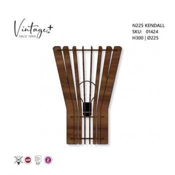 Vintage Kendall N225 Zidna lampa