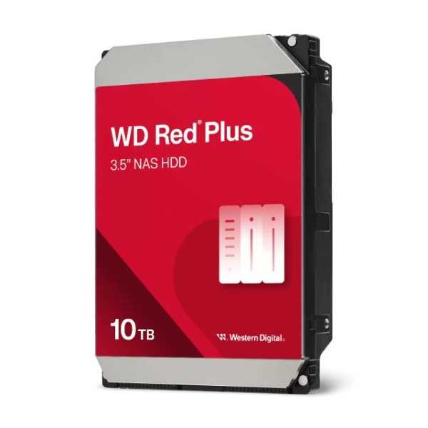 WESTERN DIGITAL 10TB Red Plus 3.5 SATA III 512MB 7200rpm WD100EFGX