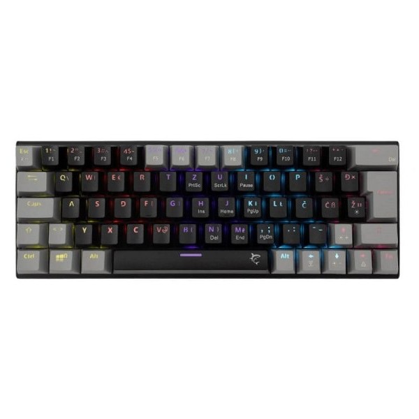 WHITE SHARK Wakizashi 2 Crno/Siva US Žičana gejming tastatura