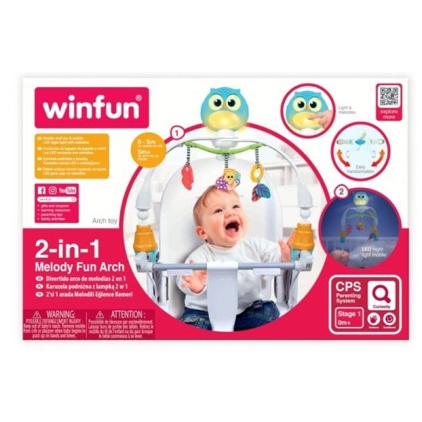 WIN FUN Baby Muzicki luk za kolica/krevetac LED